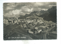 Ardez, Ortsansicht Mit Ruine Steinsberg Und Bahnhof - Ardez