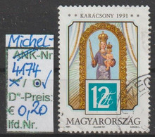 1991 - UNGARN -  SM A. Satz "Weihnachten-Marienbilder" 12 Ft Mehrfärbig - O Gestempelt - S.Scan (hu 4174Ao) - Used Stamps