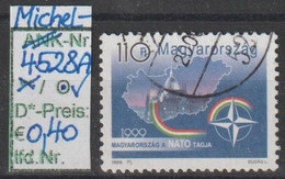 1999 - UNGARN -  SM "Nato-Beitritt" 110 Ft Mehrfärbig - O Gestempelt - S.Scan (hu 4528Ao) - Oblitérés