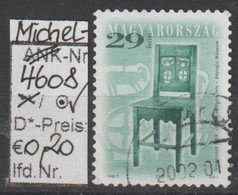 2000 - UNGARN -  FM/DM A. Satz "Sitzmöbel" 29 Ft Mehrfärbig - O Gestempelt - S.Scan (hu 4608o) - Used Stamps