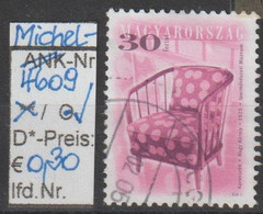 2000 - UNGARN -  FM/DM A. Satz "Sitzmöbel" 30 Ft Mehrfärbig - O Gestempelt - S.Scan (hu 4609o) - Used Stamps