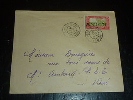 LETTRE DE NOUVELLE CALEDONIE ET DEPENDANCES N°148 SURCHARGE " AVION " 1931 De NOUMEA à KONE - ENVELOPPE (DOC-F) - Lettres & Documents