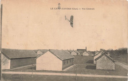 CPA Le Camp D'avord - Vue Generale - Avion - Tampon 8 E Régiment - Avord