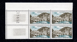 Bloc De 4 Timbres FRANCE 1958 N°1150 ** (LOURDES. 20F OLIVE ET BLEU-VERT) - Unused Stamps