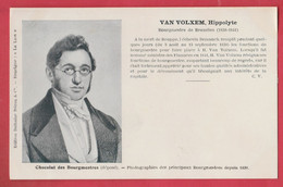 Bruxelles - Bourgmestre - Hippolyte Van Volxem / 1838-1841 ( Voir Verso ) - Beroemde Personen