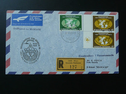 Lettre Vol Flight Cover Flugpost Wien Vereinte Nationen --> Bruxelles Belgica 1982 - Brieven En Documenten