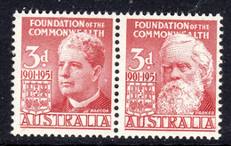 AUSTRALIA - 1951 COMMONWEALTH ANNIVERSARY PAIR FINE MNH ** SG 241-242 - Nuovi