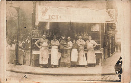 Lot De 2 CPA Montreuil - Photo Boucherie J. Burty, Ancienne Rue Du Général Gallieni Aujourd'hui Rue Du Capitaine Dreyfus - Montreuil