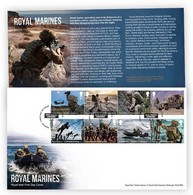 GB UK New 2022 Royal Marines ,FDC + Brochure , Commando , Climate, Aviation Operation, World War  (**) Great Britain - Non Classés