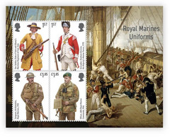 GB UK New 2022 Royal Marines ,1V MS MNH, Commando , Climate, Uniforms , World War(**) Great Britain - Sin Clasificación