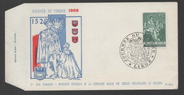 FDC : Nr 1093 Stempel: Liege - 1951-1960