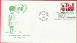 FDC - Enveloppe - Nations Unies - (New-York) (1966) - UNICEF - Storia Postale