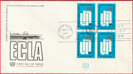 FDC - Enveloppe - Nations Unies - (New-York) (1969) - Comision Economica Para America Latina - Storia Postale