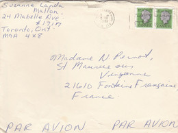 Canada - LAC De Toronto Pour Saint-Maurice-sur-Vingeanne (21) - 2 Mars 1981 - Timbres 17c Sc 789 - 1 CAD - Briefe U. Dokumente