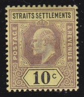 Straits  Settlements      .      SG  .    115      .     *          .   Mint-hinged - Straits Settlements