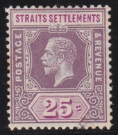 Straits  Settlements      .      SG  .    205      .  *          .   Mint-hinged - Straits Settlements