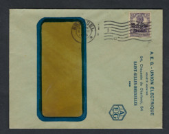 PERFIN / PERFO BEZETTING Brief Met Firmaperforatie AU Van AEG UNION ELECTRIQUE ; Staat Zie Scan ! LOT 260 - 1909-34