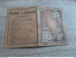 Calendrier Publicitaire 1914 Thiéry Et Sigrand Vêtements Place Du Palais Tours 37 Pochette Pour Courrier - Grossformat : 1901-20