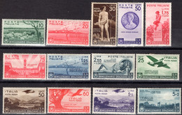 1083.ITALY,1936 HORACE.SC.359-366, C84-C88. Y.T. 378-385, A91-A95 MH,9th.ST.LIGHT GUM BLEMISH. - Mint/hinged