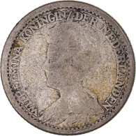 Monnaie, Pays-Bas, Wilhelmina I, 25 Cents, 1918, Utrecht, TB, Argent, KM:146 - 25 Cent