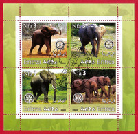 Elephants - Block - Used - Eritrea