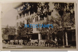 193425 AFRICA ZIMBABWE RHODESIA BULAWAYO STREET SCENE CART A COW POSTAL POSTCARD - Zimbabwe