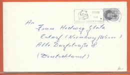 W.W.F. PAYS BAS LETTRE OBLITERATION DE 1984 - Storia Postale