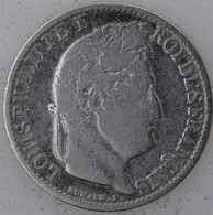 FRANCE - LOUIS PHILIPPE I - 1/2 Franc 1843W - B+/TB - Gad. : 408 - 1/2 Franc