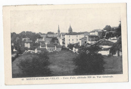 Montfaucon Du Velay Cure D'air Vue Générale Très Bon état - Montfaucon En Velay