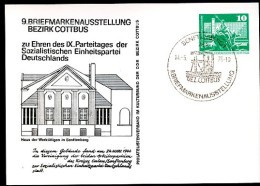 DDR PP16 B2/006 Privat-Postkarte HAUS DER WERKTÄTIGEN SENFTENBERG Sost. 1976  NGK 4,00 € - Cartoline Private - Usati