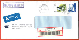 Belgium Antwerpen 2003 / King Albert II, 0,59 Eur, 2002, Bird Pie Bavarde, Eurasian Magpie 1997 / BMS Belgium Mark. Ser - Lettres & Documents