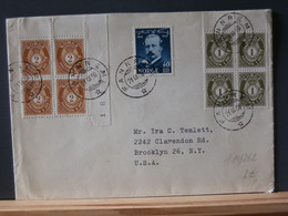 A14/262 LETTRE NORGE POUR USA 1950 - Brieven En Documenten