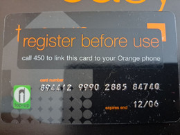 GREAT BRITAIN  /ORANGE/MAGNETIC/CREDIT- PAY AS YOU GO THICK CARD/12/06 TOP UP !!/ PREPAID MINT IN FOLDER !!! ** 11374** - Sonstige & Ohne Zuordnung