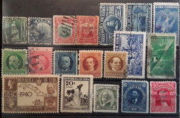 CUBA 1899 - 1940 , Lot De 19 Timbres Obl Dont Poste Aérienne Aereo TELEGRAFOS, TB Cote 23 Euros - Collections, Lots & Séries