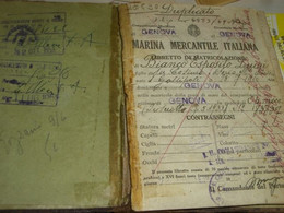 LIBRETTO MARINA MERCANTILE ITALIANA 1955 - Arte