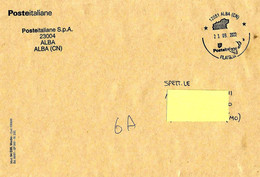 ITALIA ITALY - 2022 Lettera Di Poste Italiane In Franchigia Con Annullo ALBA (CN) Filatelia - 17239 - 2021-...: Poststempel