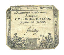 Assignat 50 Sols Série 642 - Assignats