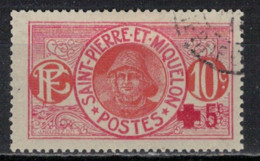 SAINT PIERRE ET MIQUELON           N°  YVERT 105   OBLITERE    ( OB   10/20 ) - Usati