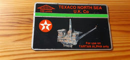 Phonecard United Kingdom 068E - Texaco North Sea - [ 2] Oil Drilling Rig