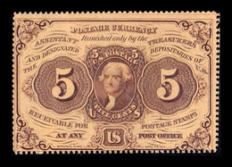 Estados Unidos United States 5 Cents George Washington 1862 Pick 97a EBC+ XF+ - 1862 : 1 Uitgave