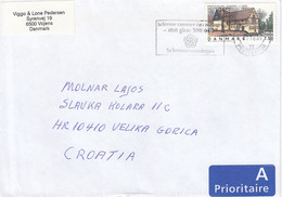 DENMARK Cover Letter 107,box M - Posta Aerea