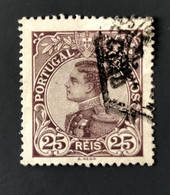 PORTUGAL, Used Stamp , « D. MANUEL II », 25 R., 1910 - Oblitérés