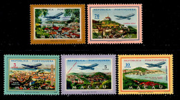 ! ! Macau - 1960 Air Mail (Complete Set) - Af. CA 16 To 20 - MH - Poste Aérienne