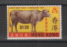 Hong Kong 1973 Année Du Boeuf 265, 1 Val ** MNH - Ungebraucht