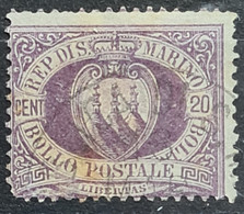 SAN MARINO 1895 - Canceled - Sc# 12 - Oblitérés