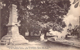 CPA France - Haute Saône - Pesmes - Le Monument Elevé Par La Ville à Ses Enfants Morts Pour La France 1870 1914 1918 - Pesmes