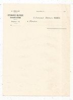 Lettre, Vierge ,9 E Région, Militaria, Intendance Militaire D'ANGOULEME, L'intendant  RABEU,193x, Frais Fr 1.65 E - Documenten