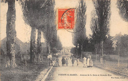 70-FRESNE-SAINT-MAMES- AVENUE DE LA GARE ET GRANDE RUE - Fresne-Saint-Mamès