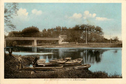 Appoigny * Vue Sur L'embarcadère * Bateau Bac Passeur ? - Appoigny