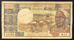 CONGO 1000 FRANCHI Francs  1-1-1983 Mb/bb LOTTO 2844 - Democratische Republiek Congo & Zaire